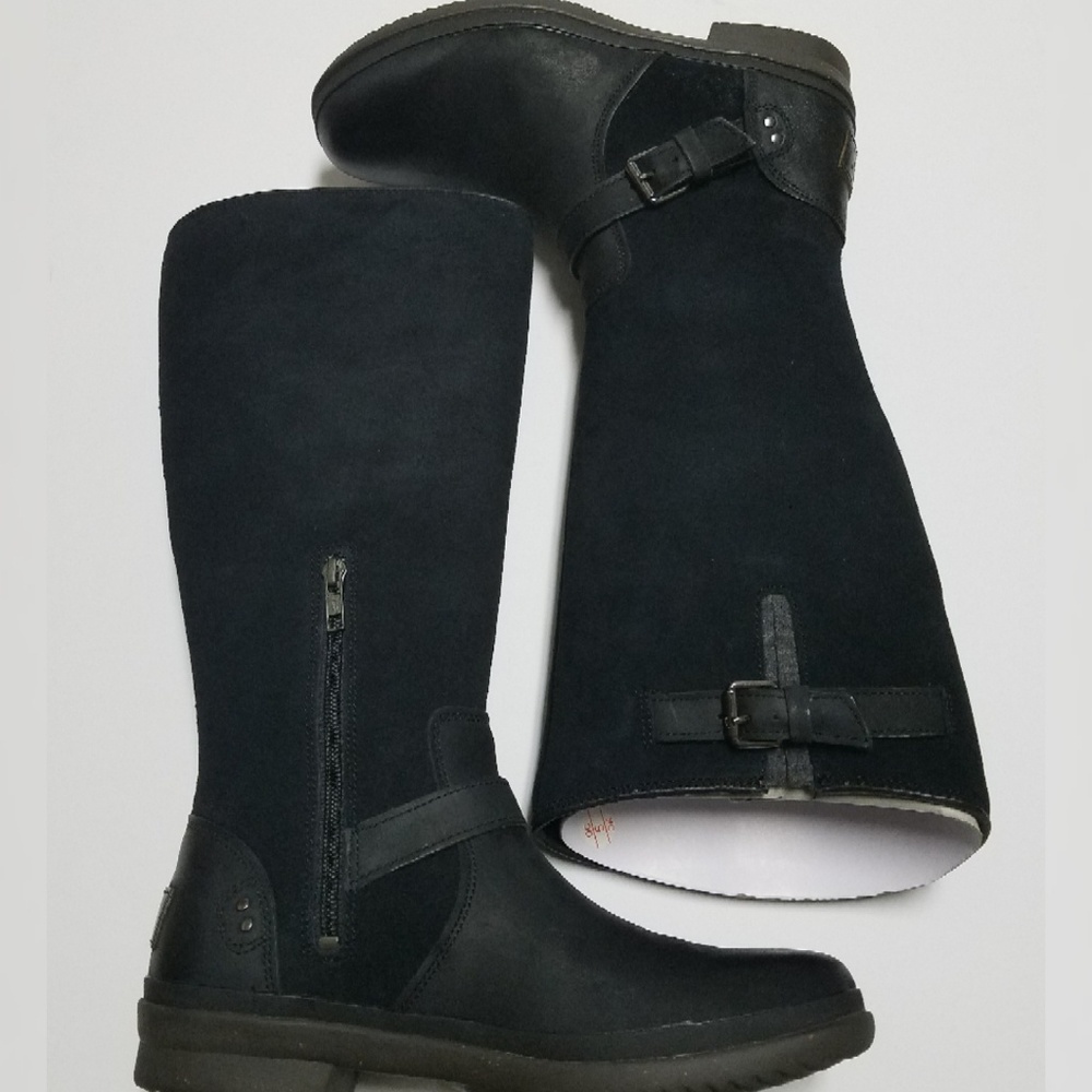 New UGG Thomsen Waterproof Knee High Leather Boot - Picture 4 of 8